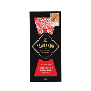 Krakakoa - 70% Sumatra Dark Chocolate (50g) (10/carton)