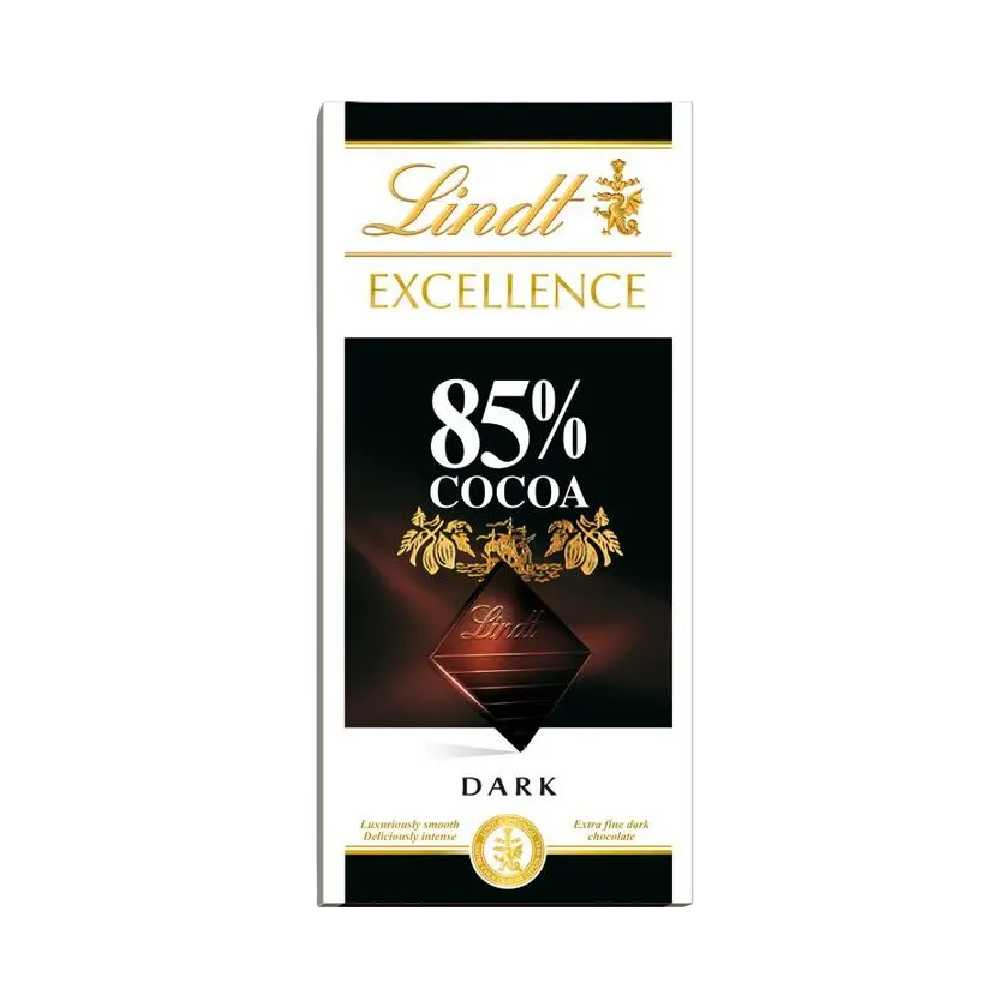 Lindt - Excellence 85% Dark Chocolate (100g) (20/carton)