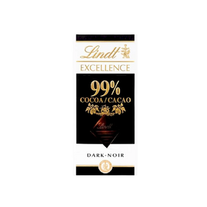 Lindt - Excellence 99% Dark Chocolate (50g) (18/carton)