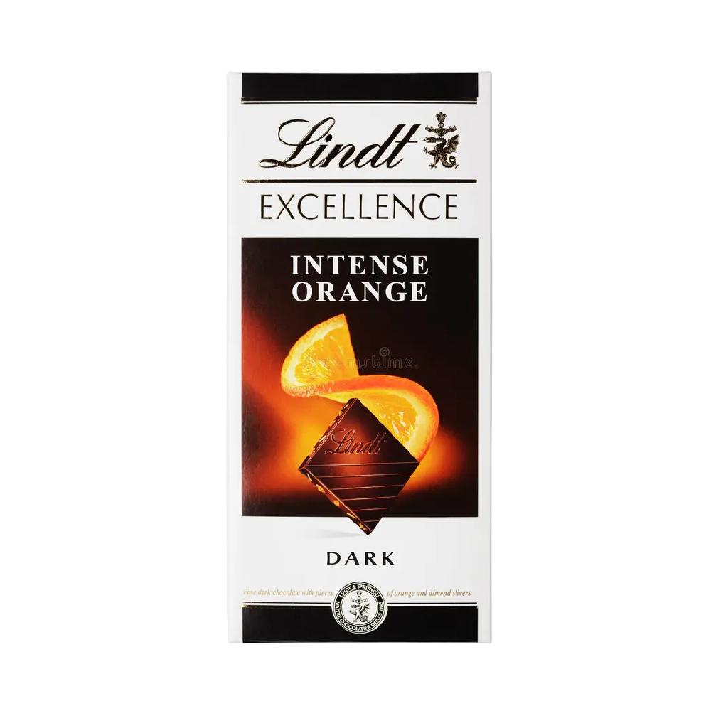 Lindt - Excellence Orange Intense Dark Chocolate (100g) (20/carton)