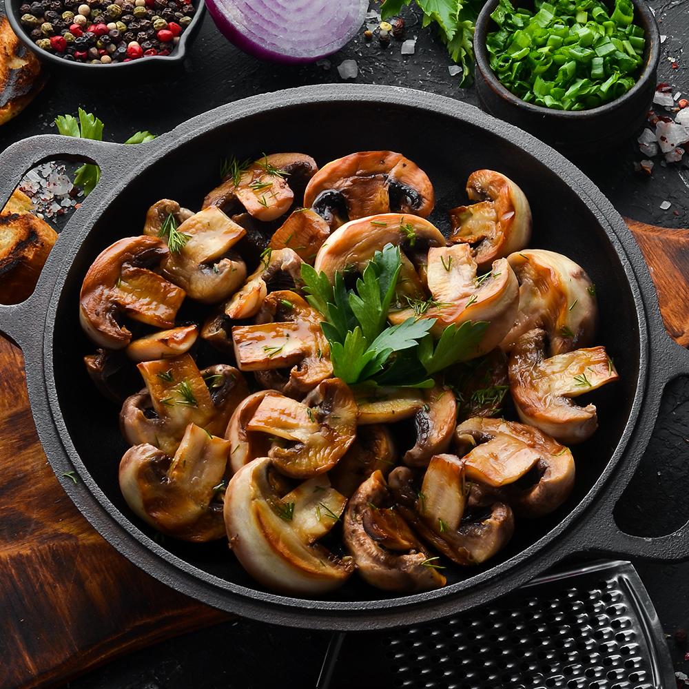 Grilled Mushroom Station