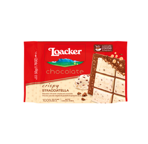 Loacker - Chocolate Bar Duality Stracciatella (50g) (12/carton)