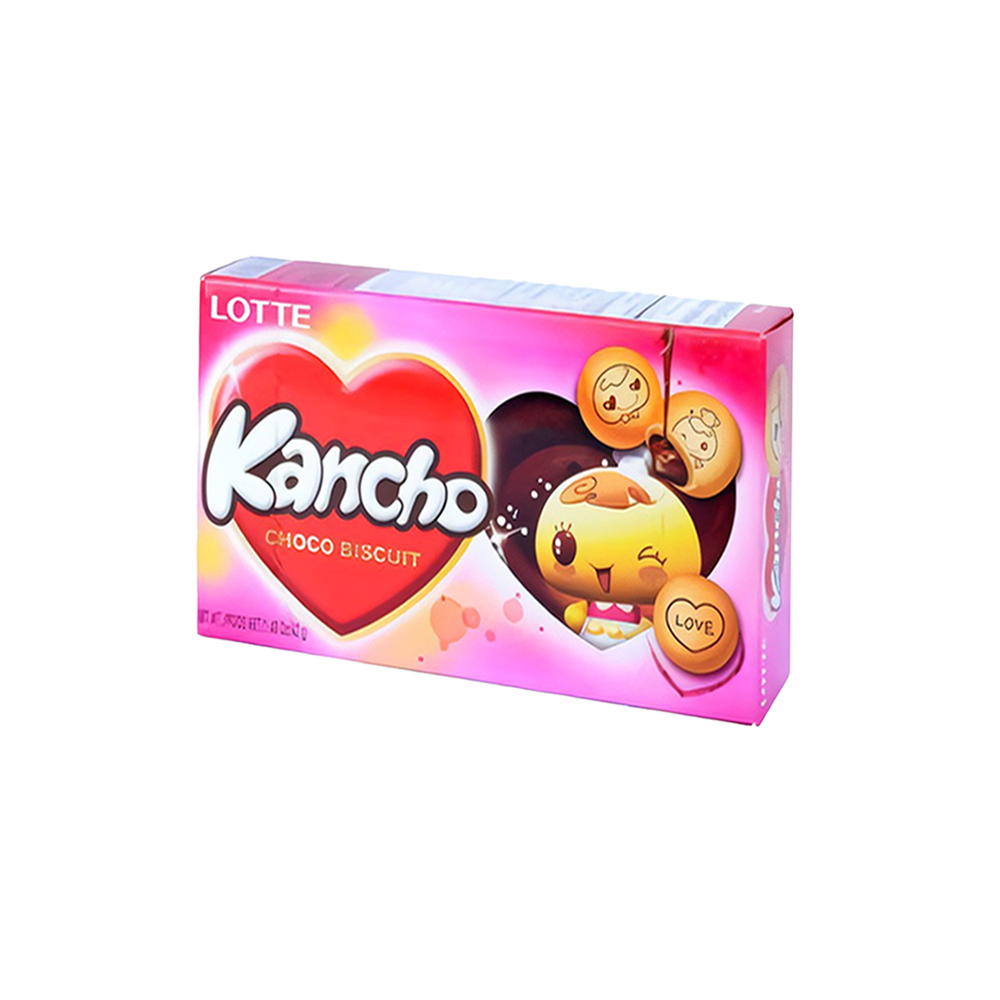 Lotte - Kancho Choco Biscuits (42g) (32/carton)