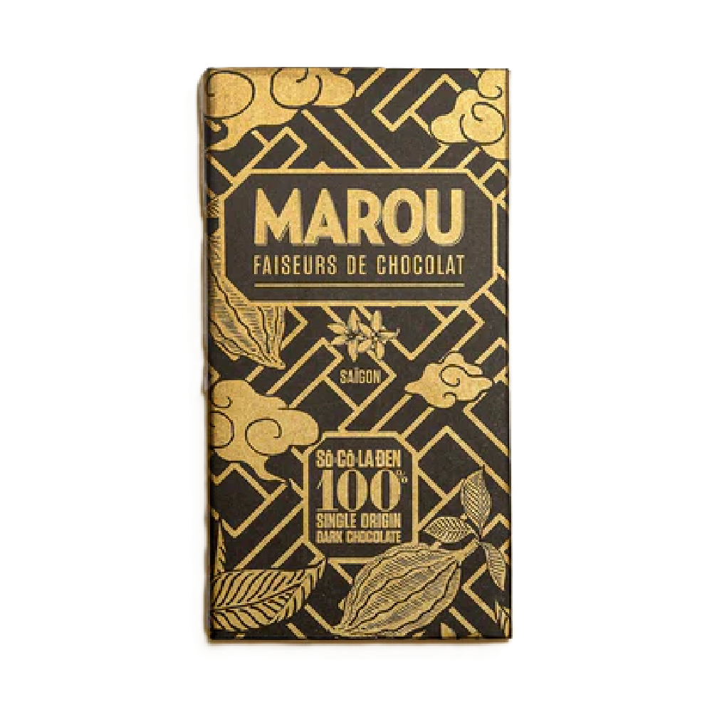 Marou - Sa Co La Den 100% Sugar Free Dark Chocolate (80g) (10/carton)