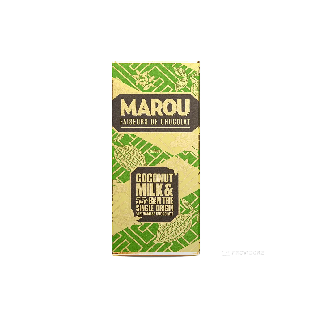 Marou - Ben Tre Coconut Milk Chocolate (24g) (25/carton)