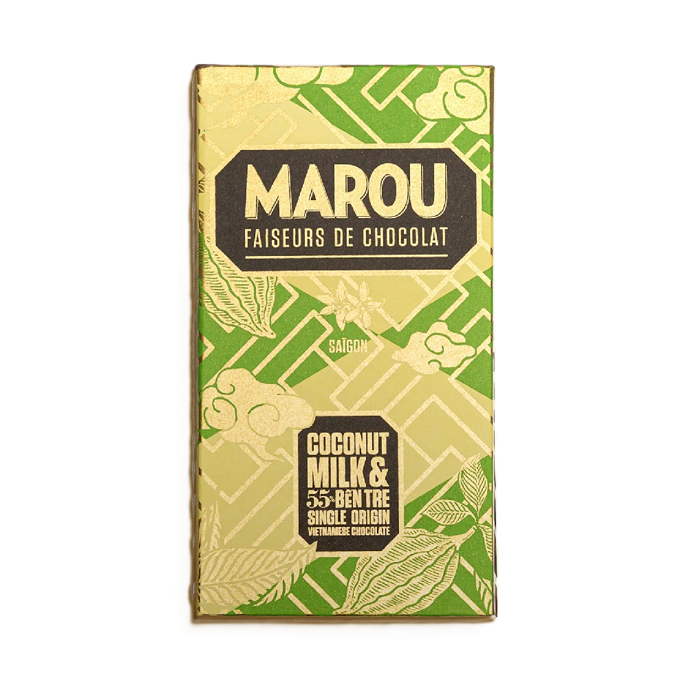 Marou - Ben Tre Coconut Milk Chocolate (80g) (10/carton)