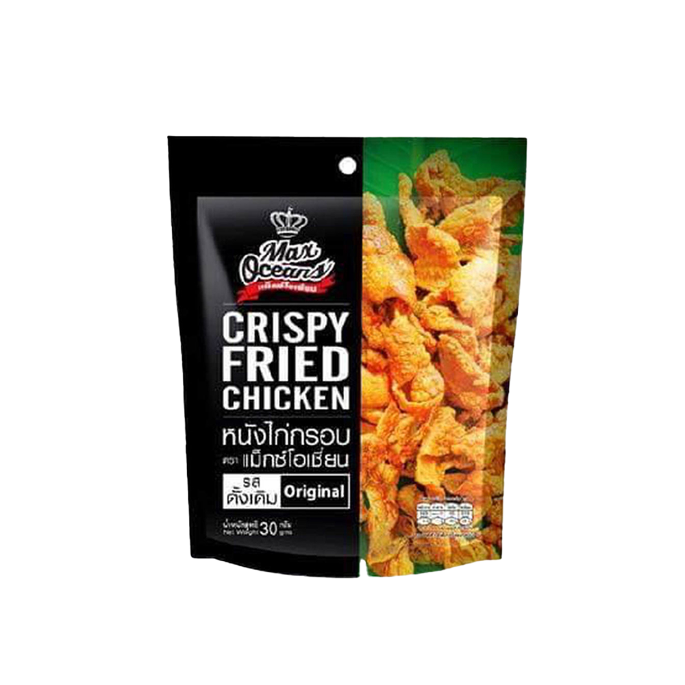 Max Ocean - Original Crispy Chicken Skin (30g) (24/carton)