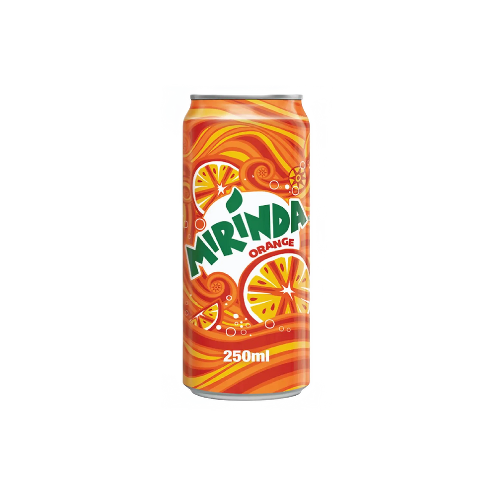 Mirinda - Orange Can Drink (250ml) (24/carton)