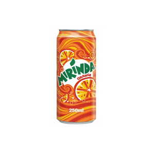 Mirinda - Orange Can Drink (250ml) (24/carton)