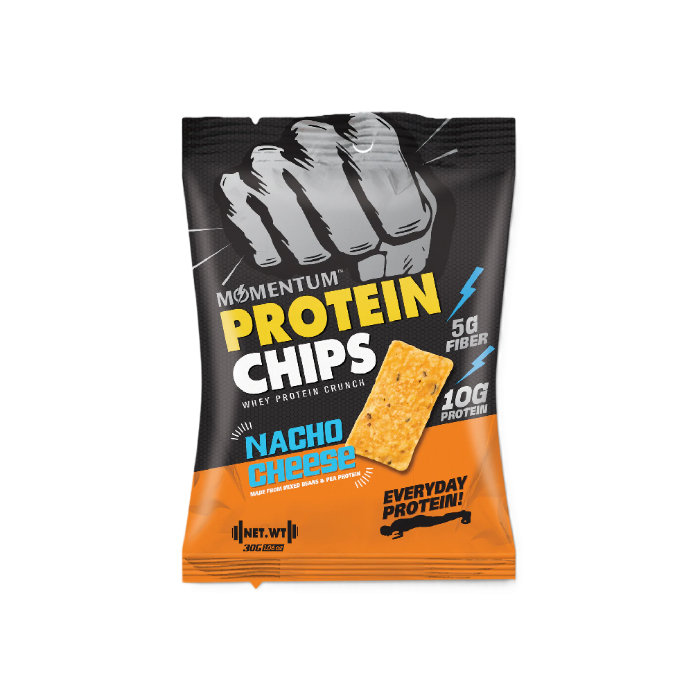 Momentum - Nacho Cheese Protein Chips (30g) (24/carton)