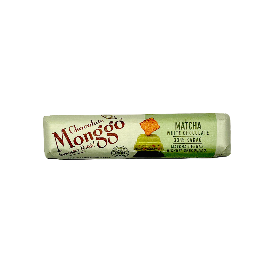 Monggo - Matcha White Chocolate 33% KaKao (40g)