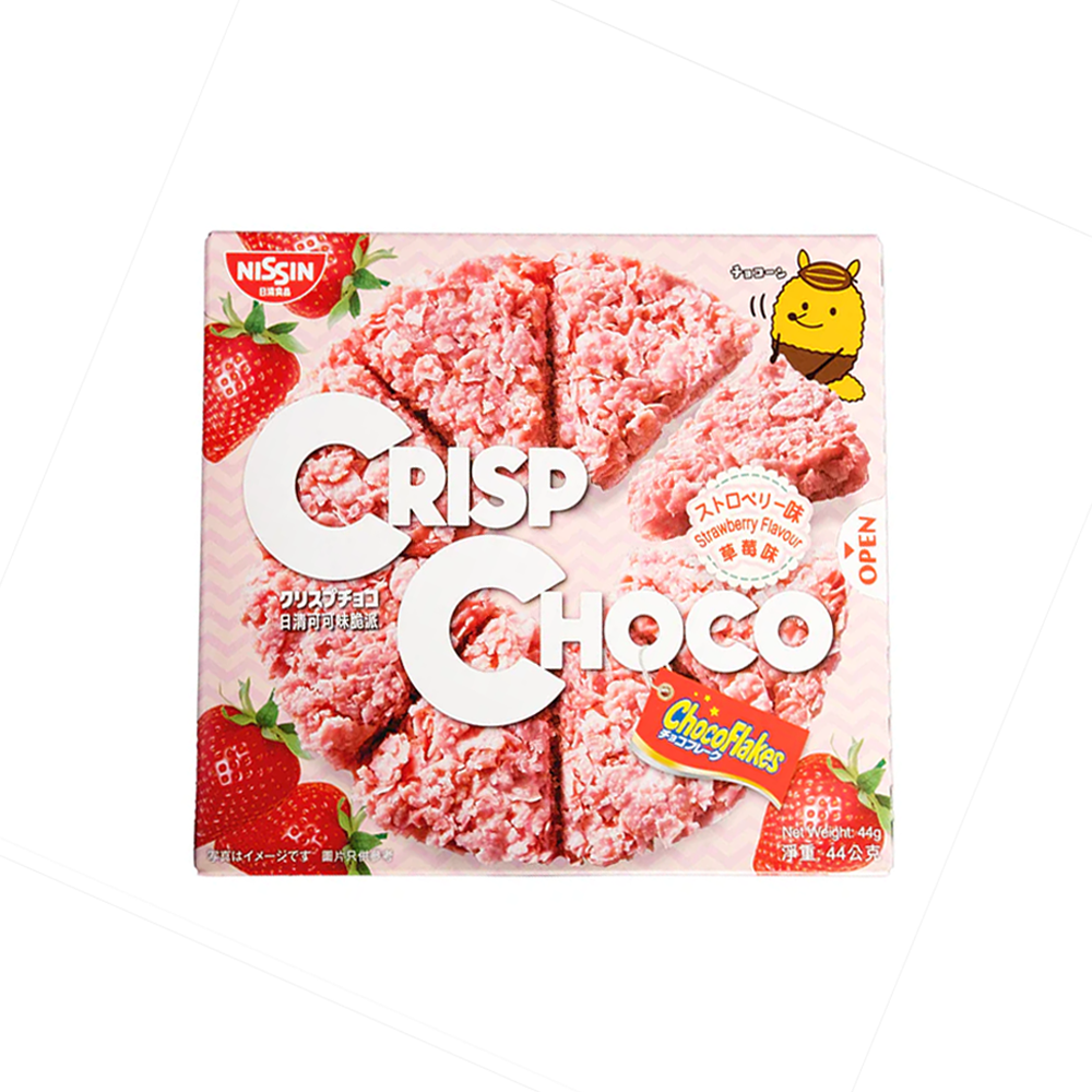 Nissin - Strawberry Flavor Crisp Choco (44g) (12/Carton)