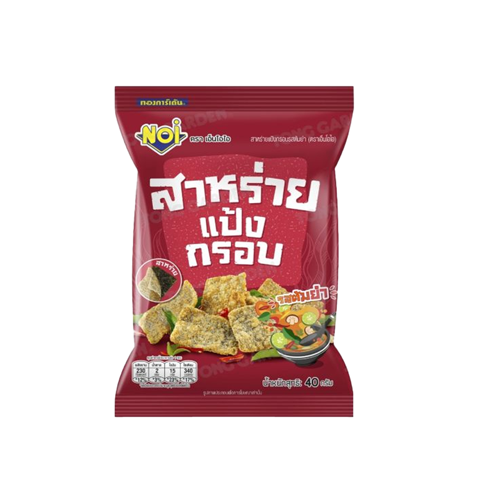 Noi - Tom Yum Thai Seaweed Rice Crisps (40g)