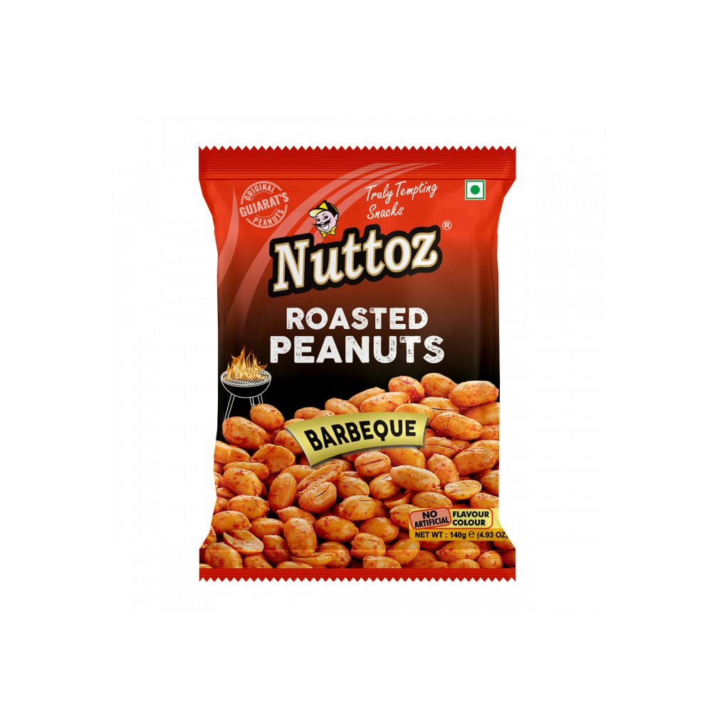 Nuttoz - BBQ Roasted Peanuts (25g) (300/carton)