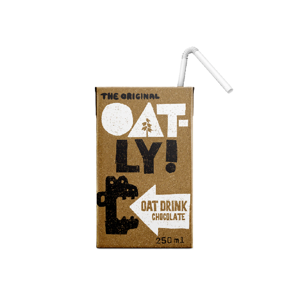 Oatly - Chocolate Oat Milk Packet Drink (250ml) (18/carton)