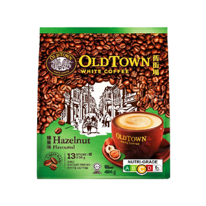 Old Town - 3 in 1 Instant White Coffee Hazelnut (13/pack) (38g) (20/carton)