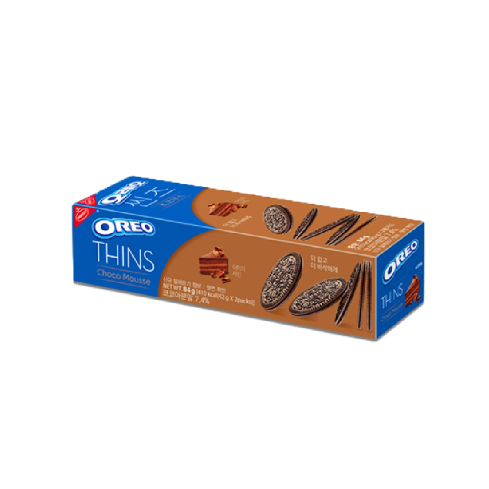 Oreo - Thins Chocolate Mousse (84g) (24/carton)