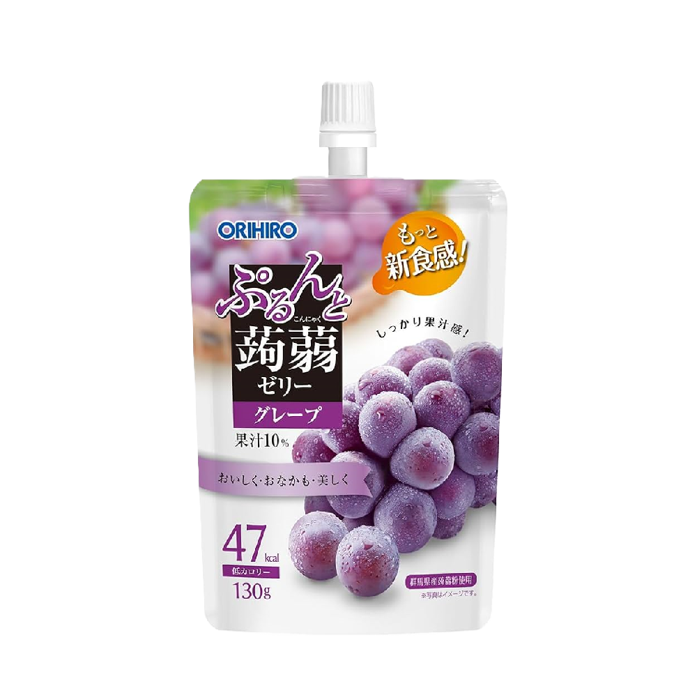 Orihiro - Grape Konjac Jelly Drink (130g) (8/carton)