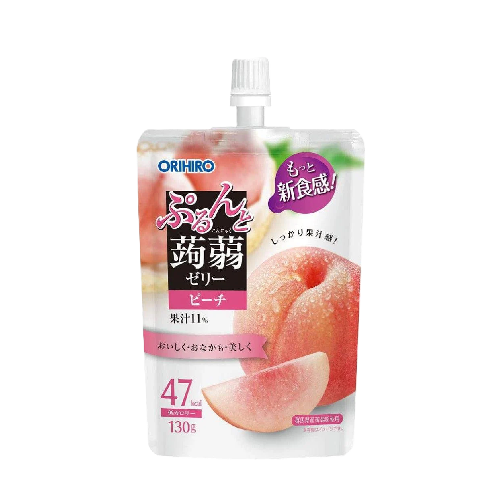 Orihiro - Peach Konjac Jelly Drink (130g) (8/carton)