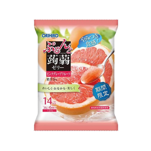 Orihiro - Pink Grapefruit Konjac Jelly (6/pack) (120g) (24/carton)