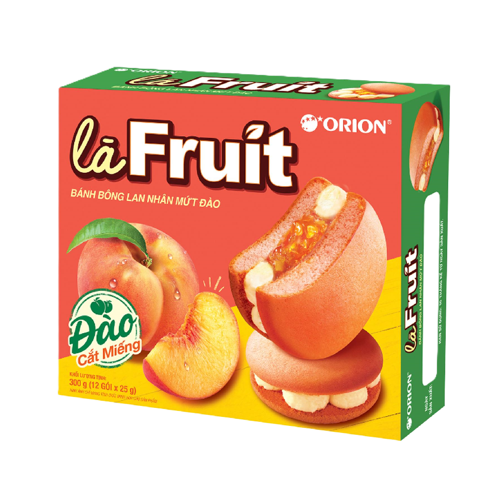 Orion - La Fruit Peach (12/pack) (300g) (8/carton)