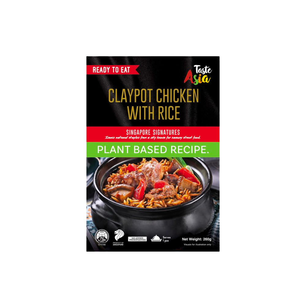 Plant Based Claypot Chicken with Rice