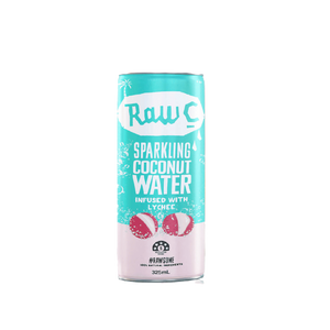 Raw C - Sparkling Coconut Water Infused With Lychee (325ml) (12/carton)