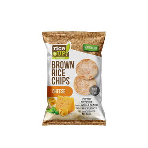 RiceUP! - Whole Grain Rice Chips Cheese (25g) (50/carton)