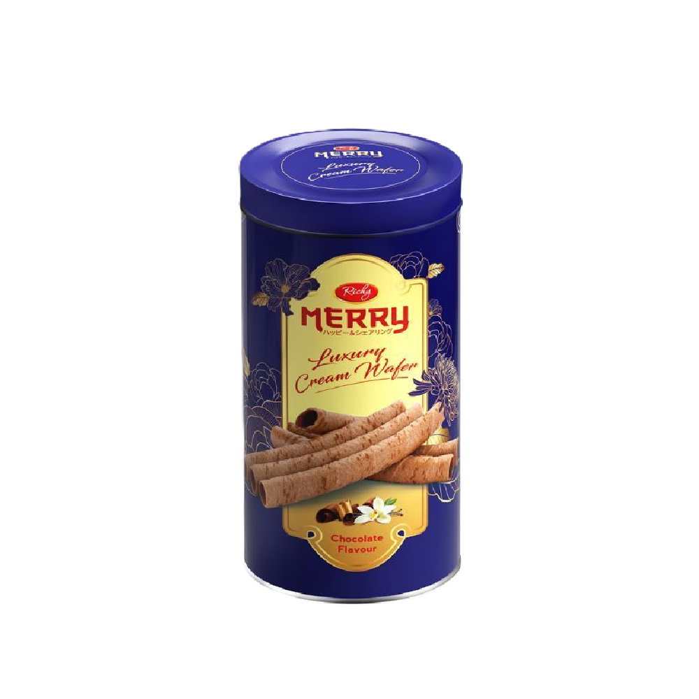 Richy - Merry Cream Filled Chocolate Wafer (200g) (12/carton)