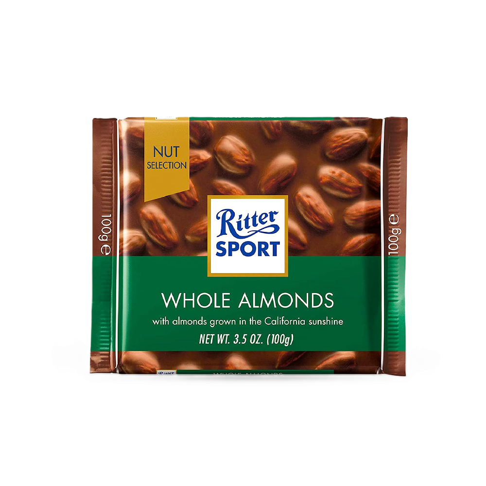 Ritter Sport - Whole Almonds Chocolate (100g) (11/carton)