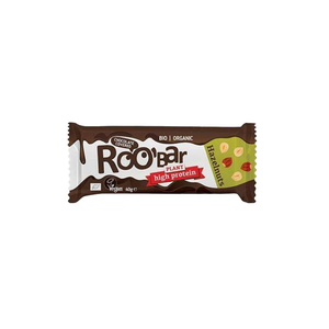 Roobar - Organic Hazelnut Chocolate Protein Bar (40g) (16/carton)