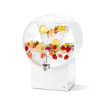 Lucid Barrel White Acrylic Beverage Dispenser