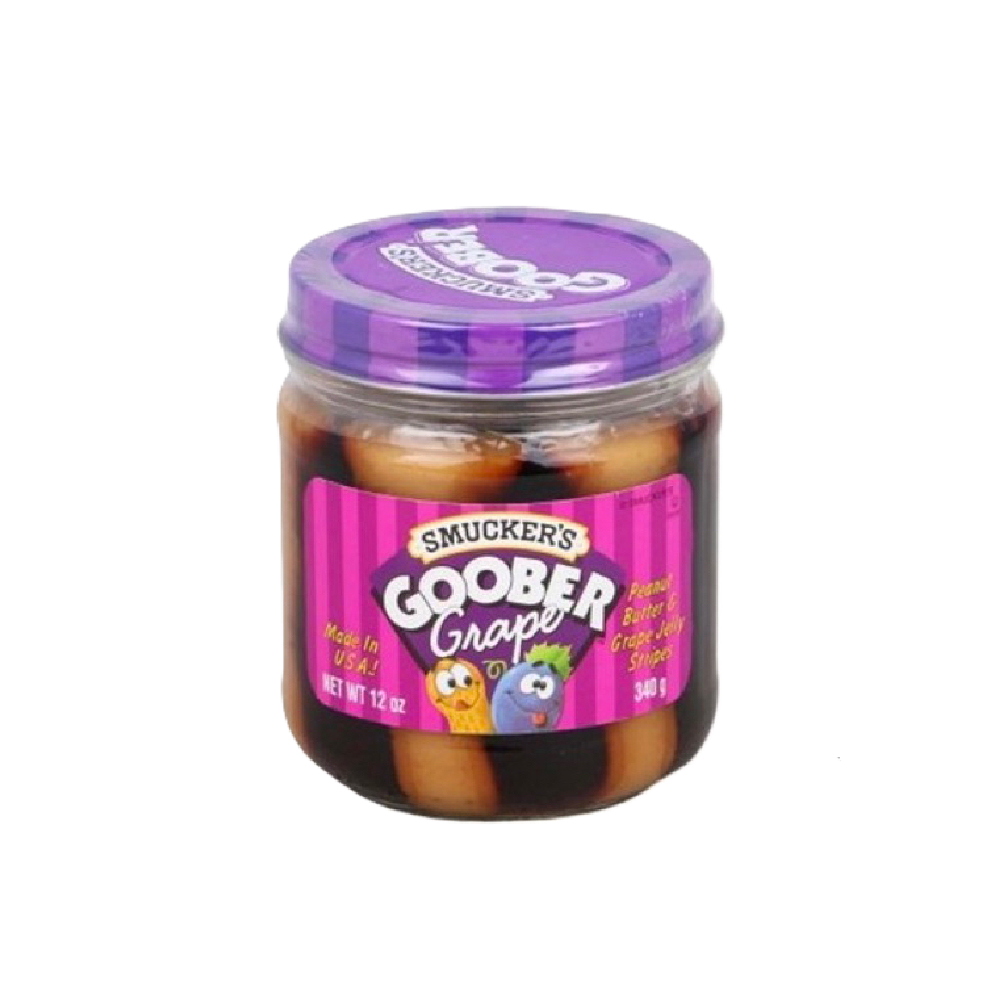 Smucker's - Goober Stripe Grape (340g) (12/carton)