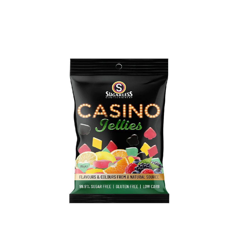 Sugarless Confectionery - Casino Jellies (70g) (20/carton)