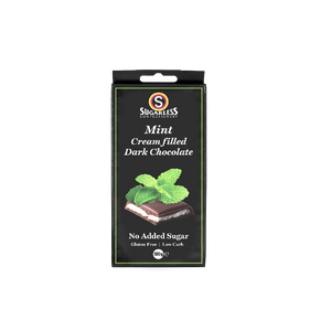 Sugarless Confectionery - Dark Chocolate & Mint Cream (100g) (12/carton)