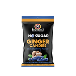 Sugarless Confectionery - Ginger Candies With Blueberry Flavour (60g) (20/carton)