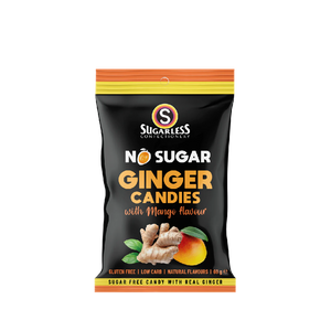 Sugarless Confectionery - Ginger Candies With Mango Flavour (60g) (20/carton)