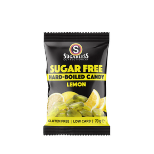 Sugarless Confectionery - Hard Boiled Lemon Flavour Candy (70g) (20/carton)