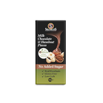 Sugarless Confectionery - Milk Chocolate & Hazelnut Pieces (100g) (12/carton)