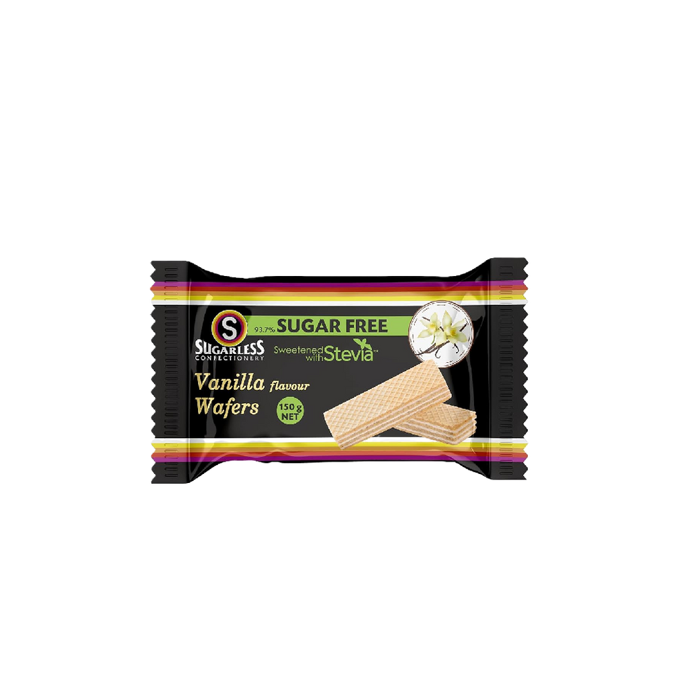 Sugarless Confectionery - Vanilla Wafers (150g) (20/carton)