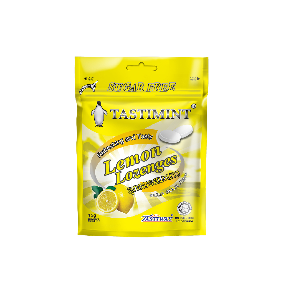 Tastimint - Sugar Free Lemon Lozenges (15g) (30/carton)