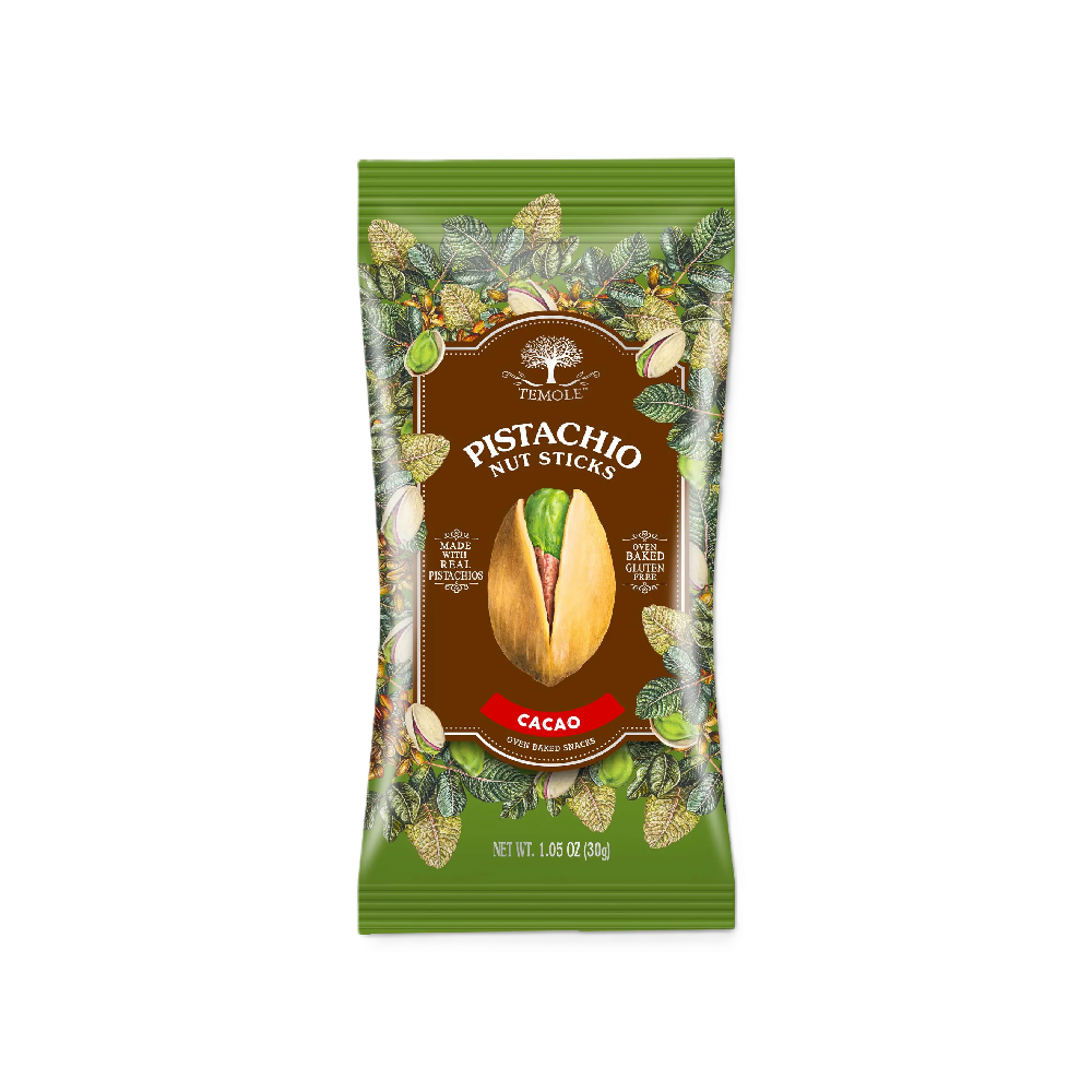 Temole - Cacao Pistachio Nut Sticks (30g) (24/carton)