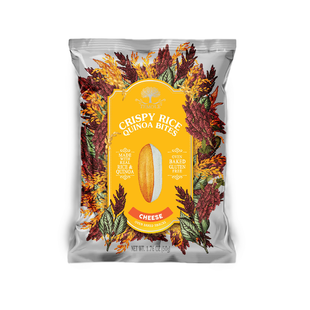 Temole - Cheese Crispy Rice Quinoa Bites (50g) (24/carton)