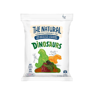 The Natural Confectionery Co - Dinosaurs Gummy (220g) (18/carton)