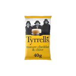 Tyrrells - Mature Cheddar & Chives Potato Chips (40g) (24/carton)