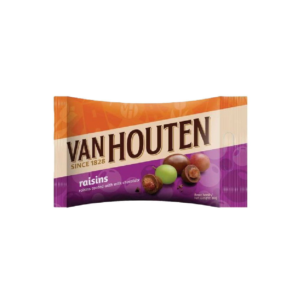 Van Houten - Raisins Pouch (80g) (12/carton)