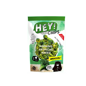 Hey Chips - Broccoli Crisps Mini (10g) (48/Caton)