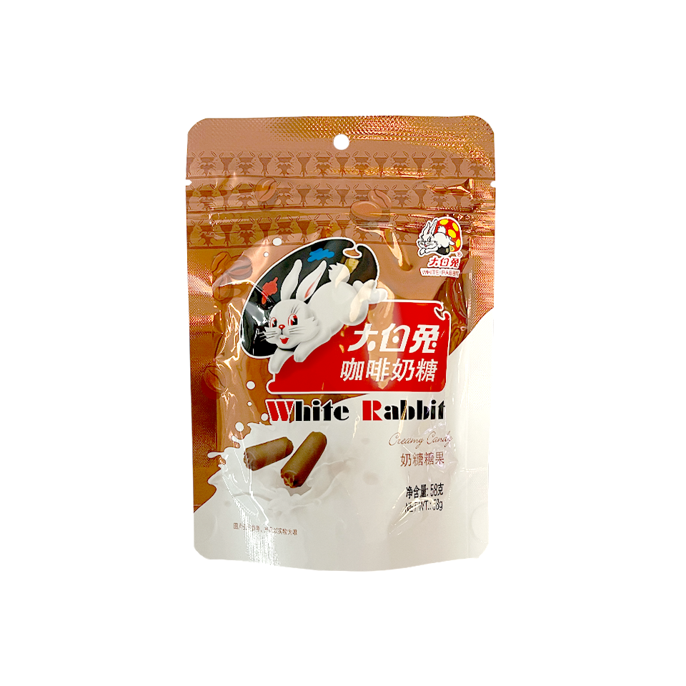 White Rabbit - Coffee Flavoured Creamy Candy (58g) (24/carton)