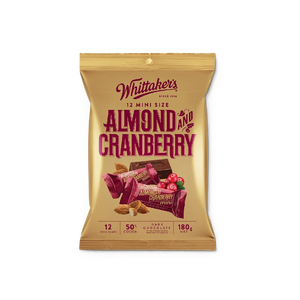 Whittaker's - Almond & Cranberry Mini Slab (180g) (12/carton)