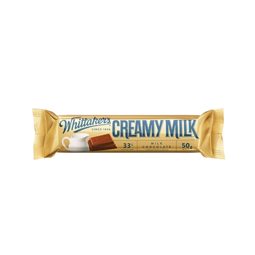 Whittaker's - Creamy Milk Chocolate Bar (50g) (6/carton)